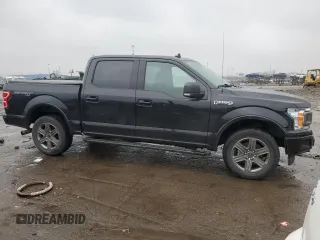 2020 Ford F-150 XL with VIN 1FTEW1EP6LFC72392, listed as a Copart auction lot 52328005 with 72,812 mi miles and Non Repairable. Bid and sale history available at carsss.com. Image 4.