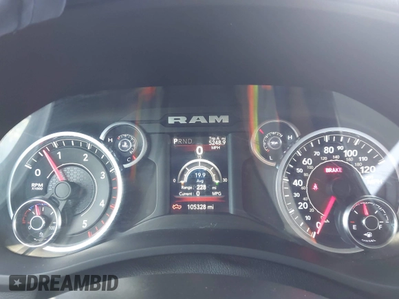 2021 Ram 2500 Big Horn with VIN 3C6UR5DL1MG676863, listed as a IAAI auction lot 42386260 with 105,328 mi miles and . Bid and sale history available at DreamBid. Image 7.