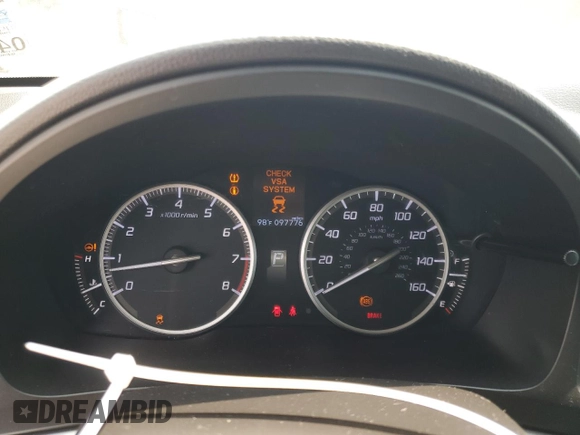 2017 Acura ILX z VIN 19UDE2F38HA013814, wystawiony jako Copart lot #59218595 z przebiegiem 97 776 mil mil oraz Szkoda całkowita • Salvage title. Historia ofert i sprzedaży dostępna na DreamBid. Obrazek 9.