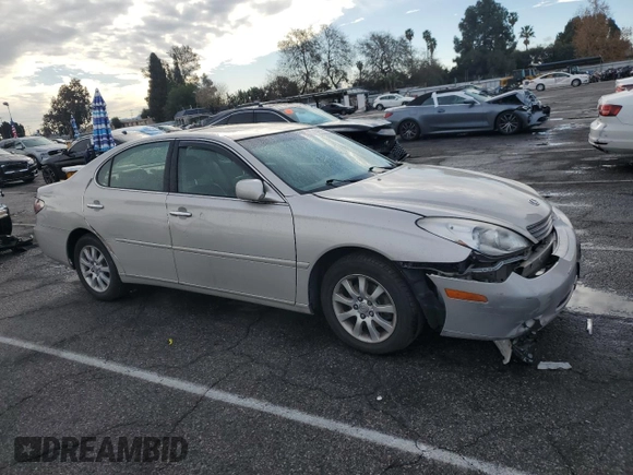 2003 Lexus ES 300 with VIN JTHBF30G730098078, listed as a Copart auction lot 42495675 with 71,147 mi miles and Salvage Title. Bid and sale history available at carsss.com. Image 4.