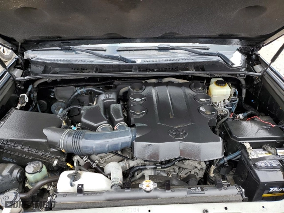 2017 Toyota 4Runner SR5 with VIN JTEBU5JR8H5419523, listed as a Copart auction lot 48017355 with 114,209 mi miles and Salvage Title. Bid and sale history available at carsss.com. Image 12.