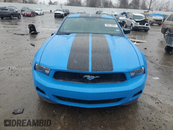 2012 Ford Mustang V6 Premium with VIN 1ZVBP8AM1C5264983, listed as a Copart auction lot 45213285 with 71,337 mi miles and Salvage Title. Bid and sale history available at carsss.com. Image 5.