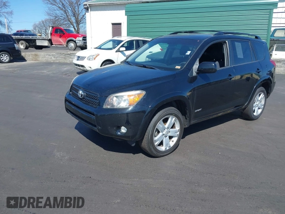 2007 Toyota RAV4 Sport with VIN JTMBD32V776040073, listed as a IAAI auction lot 41756430 with 141,354 mi miles. Bid and sale history available at carsss.com. Image 2.