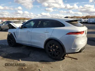 2020 Jaguar F-Pace SVR with VIN SADCZ2EE6LA633530, listed as a Copart auction lot 77977424 with 52,982 mi miles and Salvage Title. Bid and sale history available at DreamBid. Image 2.