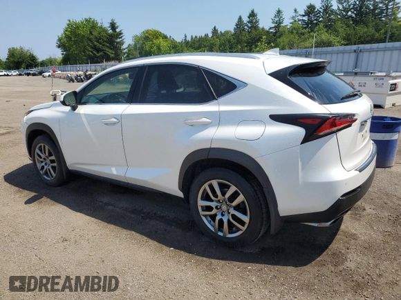 2015 Lexus NX 200t with VIN JTJBARBZ9F2006816, listed as a Copart auction lot 62601515 with 152,144 mi miles and Clean title. Bid and sale history available at DreamBid. Image 2.