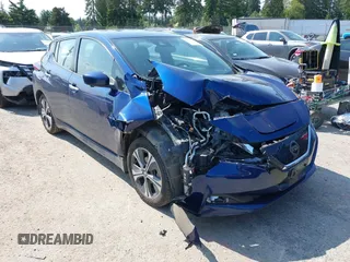 2022 Nissan LEAF SV Plus z VIN 1N4BZ1CV9NC562146, wystawiony jako IAAI lot #42403156 z przebiegiem 114 711 mil mil oraz . Historia ofert i sprzedaży dostępna na DreamBid. Obrazek 1.