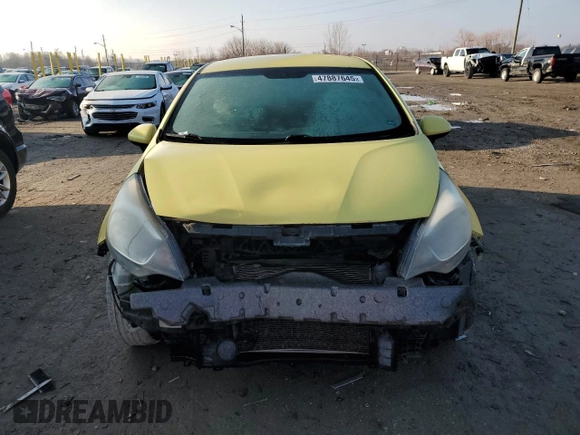 2016 Kia Rio LX with VIN KNADM4A34G6565538, listed as a Copart auction lot 47887645 with 130,394 mi miles and Salvage Title. Bid and sale history available at carsss.com. Image 5.