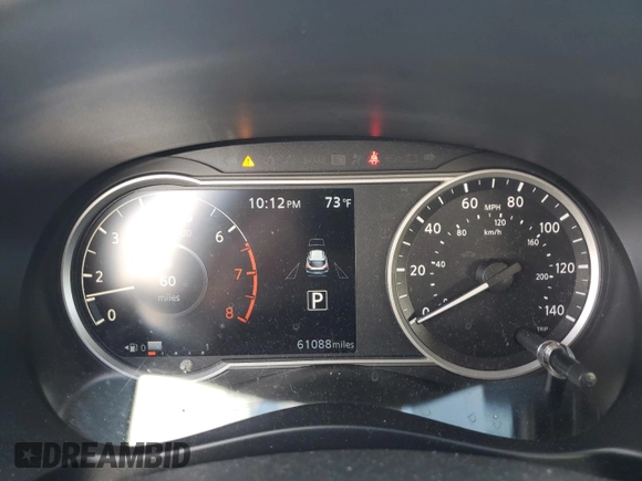 2020 Nissan Kicks SV with VIN 3N1CP5CV9LL535206, listed as a Copart auction lot 82087204 with 61,088 mi miles and Salvage Title. Bid and sale history available at carsss.com. Image 9.