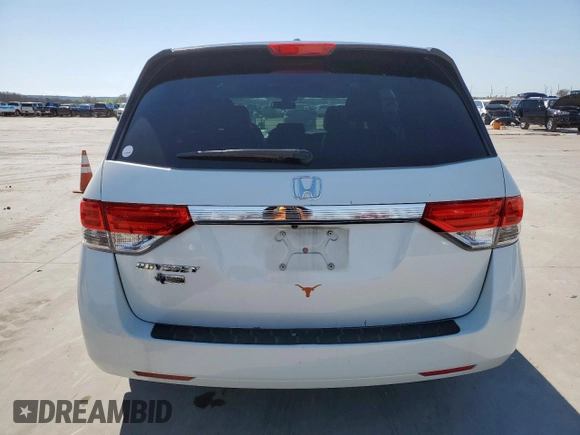 2014 Honda Odyssey EX-L with VIN 5FNRL5H67EB122190, listed as a Copart auction lot 48904885 with 163,719 mi miles and Clean Title. Bid and sale history available at carsss.com. Image 6.