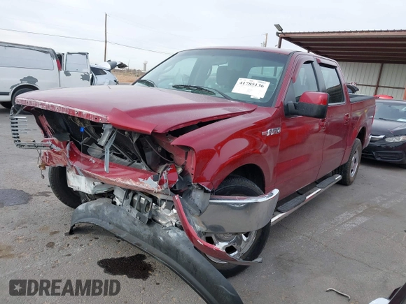 2008 Ford F-150 XL with VIN 1FTRW12W68KC59069, listed as a IAAI auction lot 41785136 with 170,536 mi miles. Bid and sale history available at carsss.com. Image 17.