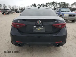 2018 Alfa Romeo Giulia Ti Sport with VIN ZARFAECN3J7593265, listed as a Copart auction lot 41081103 with 37,823 mi miles. Bid and sale history available at carsss.com. Image 6.