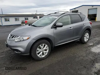 2013 Nissan Murano SV with VIN JN8AZ1MW3DW303313, listed as a Copart auction lot 50055995 with 83,611 mi miles and Salvage Title. Bid and sale history available at carsss.com. Image 1.