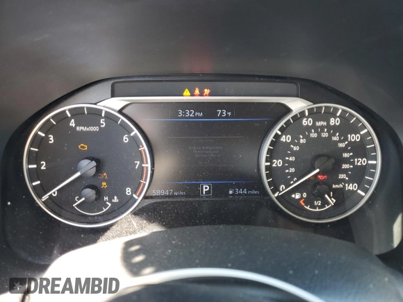 2021 Nissan Altima 2.5 SV with VIN 1N4BL4DV9MN388292, listed as a Copart auction lot 49722265 with 58,947 mi miles and Salvage Title. Bid and sale history available at carsss.com. Image 9.