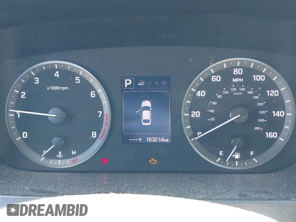 2015 Hyundai Sonata Limited with VIN 5NPE34AF6FH124468, listed as a IAAI auction lot 42002580 with 163,214 mi miles and . Bid and sale history available at carsss.com. Image 7.