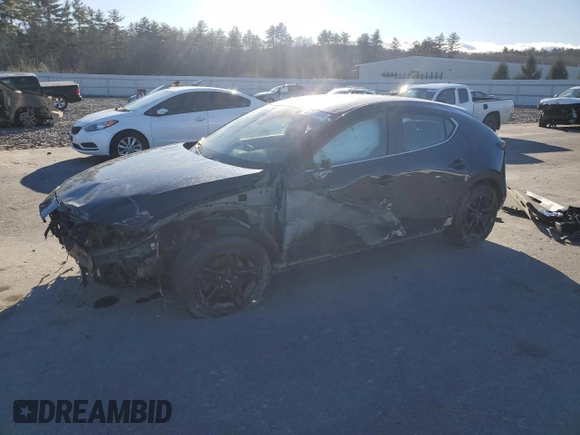 2019 Mazda 3 with VIN JM1BPBJM2K1131512, listed as a Copart auction lot 87112664 with Not provided miles and Salvage title. Bid and sale history available at DreamBid. Image 1.