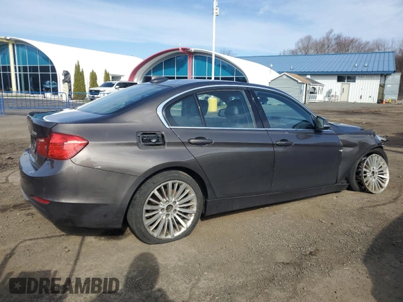 2015 BMW 3 Series 328i xDrive with VIN WBA3B3C51FF547944, listed as a Copart auction lot 50456555 with 102,745 mi miles and Salvage title. Bid and sale history available at DreamBid. Image 3.