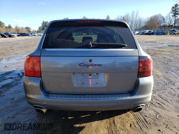 2006 Porsche Cayenne with VIN WP1AA29P26LA25517, listed as a Copart auction lot 46858005 with 186,360 mi miles and Clean Title. Bid and sale history available at carsss.com. Image 6.
