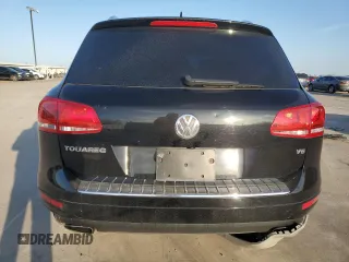 2012 Volkswagen Touareg Exec with VIN WVGEF9BP3CD008153, listed as a Copart auction lot 84255374 with Not Provided miles and Salvage Title. Bid and sale history available at DreamBid. Image 6.