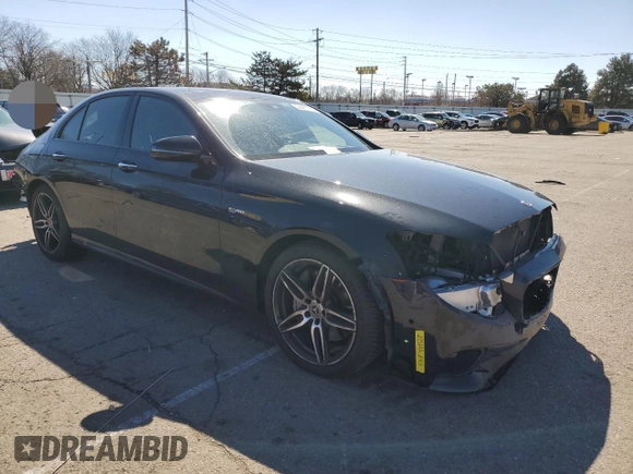 2018 Mercedes-Benz E-Class AMG E 43 with VIN WDDZF6EB3JA485139, listed as a Copart auction lot 44461133 with 52,487 mi miles. Bid and sale history available at carsss.com. Image 4.