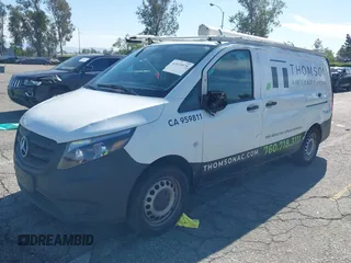 2018 Mercedes-Benz Metris Cargo with VIN WD3PG2EA2J3415757, listed as a IAAI auction lot 42029579 with 95,269 mi miles. Bid and sale history available at carsss.com. Image 2.