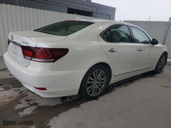 2016 Lexus LS 460 with VIN JTHBL5EF1G5140323, listed as a Copart auction lot 46090725 with NaN miles and Salvage Title. Bid and sale history available at carsss.com. Image 3.