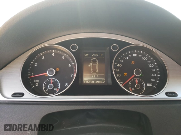2013 Volkswagen CC Sport z VIN WVWBN7AN6DE510424, wystawiony jako Copart lot #48675465 z przebiegiem 116 150 mil mil oraz Szkoda całkowita • Salvage title. Historia ofert i sprzedaży dostępna na DreamBid. Obrazek 9.