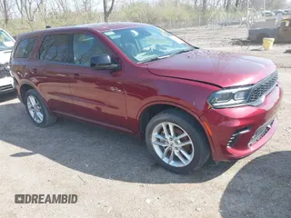 2023 Dodge Durango GT with VIN 1C4RDJDG5PC555771, listed as a IAAI auction lot 41926153 with 31,646 mi miles and . Bid and sale history available at DreamBid. Image 1.