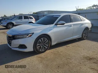 2022 Honda Accord EX-L with VIN 1HGCV3F52NA019090, listed as a Copart auction lot 52538035 with 53,985 mi miles and Salvage title. Bid and sale history available at DreamBid. Image 1.