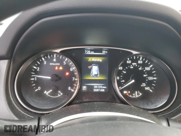 2016 Nissan Rogue S with VIN JN8AT2MT7GW028336, listed as a Copart auction lot 42186684 with 84,135 mi miles and Salvage Title. Bid and sale history available at DreamBid. Image 9.