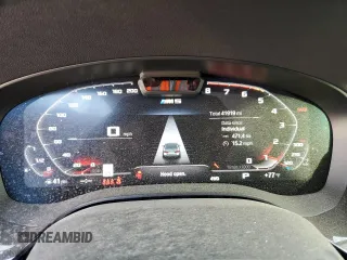 2021 BMW M5 with VIN WBS83CH01MCF15654, listed as a Copart auction lot 77427464 with 41,919 mi miles and Salvage Title. Bid and sale history available at carsss.com. Image 9.