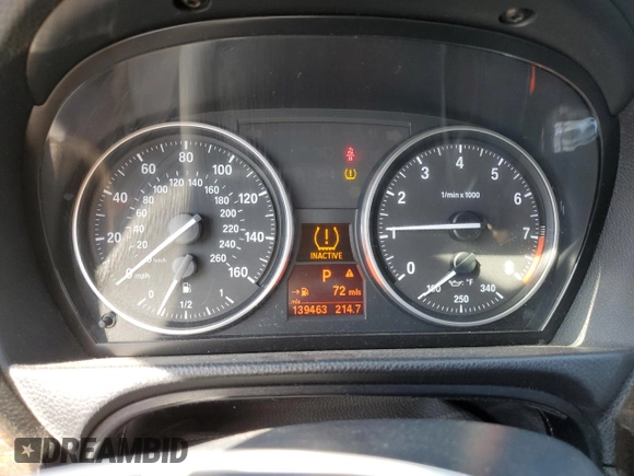2012 BMW 3 Series 328i with VIN WBAKE5C59CJ106022, listed as a Copart auction lot 47005425 with 139,463 mi miles and Salvage Title. Bid and sale history available at carsss.com. Image 9.