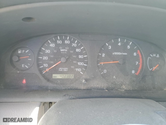 2000 Nissan Frontier 2WD XE with VIN 1N6DD26S1YC420528, listed as a Copart auction lot 85717794 with 402,382 mi miles and Salvage Title. Bid and sale history available at carsss.com. Image 9.