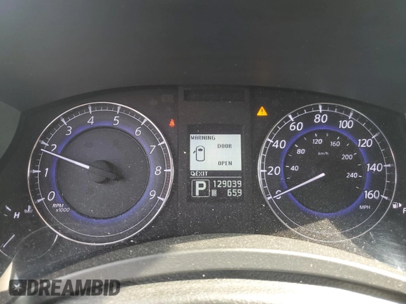 2011 Infiniti EX Journey with VIN JN1AJ0HR9BM854567, listed as a Copart auction lot 55018855 with 129,039 mi miles and Salvage title. Bid and sale history available at DreamBid. Image 9.
