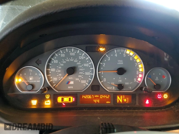 2004 BMW 3 Series M3 with VIN WBSBR93484PK07128, listed as a Copart auction lot 50331915 with 142,067 mi miles and Clean Title. Bid and sale history available at carsss.com. Image 9.
