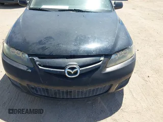 2008 Mazda 6 i Sport VE with VIN 1YVHP80C585M18702, listed as a IAAI auction lot 42028141 with 216,209 mi miles. Bid and sale history available at carsss.com. Image 6.