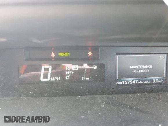 2016 Toyota Prius v Two with VIN JTDZN3EU2GJ054555, listed as a Copart auction lot 50606125 with 157,947 mi miles and Salvage Title. Bid and sale history available at carsss.com. Image 9.