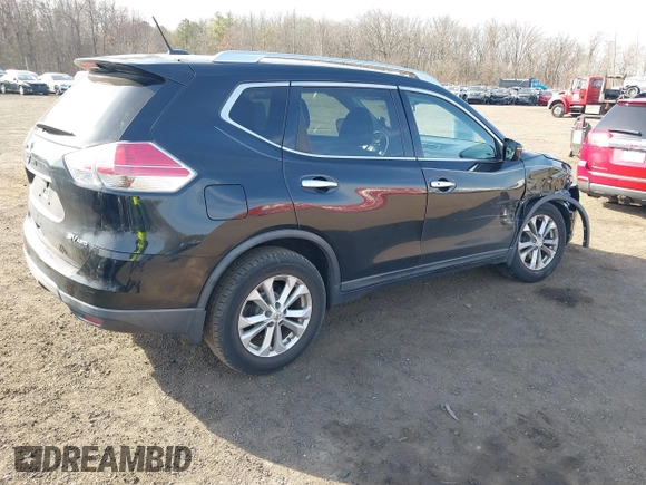 2016 Nissan Rogue SV with VIN KNMAT2MV4GP727768, listed as a IAAI auction lot 41794234 with 76,139 mi miles. Bid and sale history available at carsss.com. Image 4.