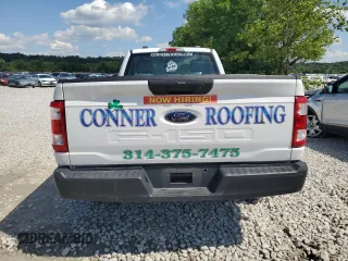 2021 Ford F-150 XL with VIN 1FTMF1CB2MKD60531, listed as a Copart auction lot 61488015 with 97,908 mi miles and Salvage title. Bid and sale history available at DreamBid. Image 6.