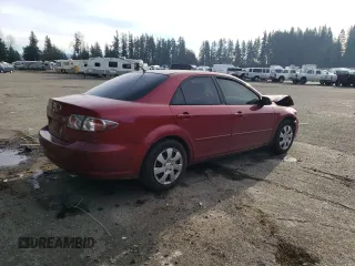 2006 Mazda 6 i with VIN 1YVFP80C065M60280, listed as a Copart auction lot 83695694 with 177,580 mi miles and Salvage Title. Bid and sale history available at carsss.com. Image 3.