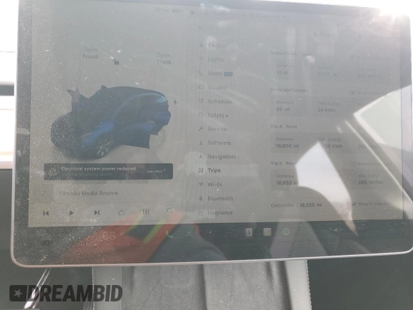 2024 Tesla Model Y Long Range with VIN 7SAYGDEE6RF036075, listed as a Copart auction lot 51275845 with Not Provided miles and Salvage Title. Bid and sale history available at DreamBid. Image 9.