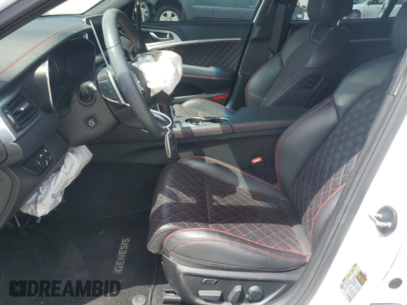 2020 Genesis G70 3.3T with VIN KMTG34LE8LU051166, listed as a Copart auction lot 70537264 with 15,304 mi miles and Salvage Title. Bid and sale history available at carsss.com. Image 7.
