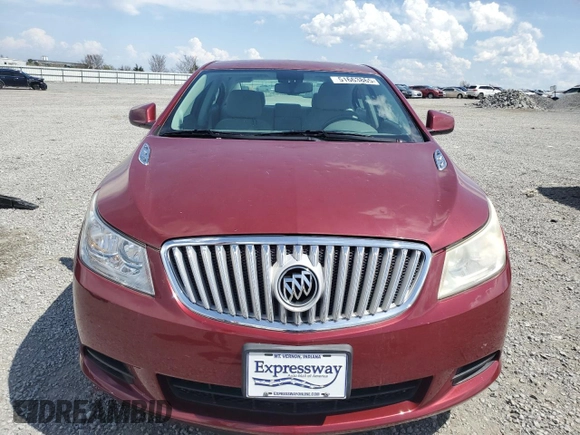 2010 Buick LaCrosse CX with VIN 1G4GB5EG1AF173001, listed as a Copart auction lot 51663865 with 92,245 mi miles and Salvage title. Bid and sale history available at DreamBid. Image 5.