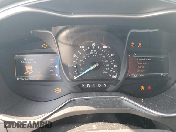 2016 Ford Fusion Titanium with VIN 3FA6P0K98GR124700, listed as a Copart auction lot 48786205 with 125,676 mi miles and Salvage Title. Bid and sale history available at carsss.com. Image 9.