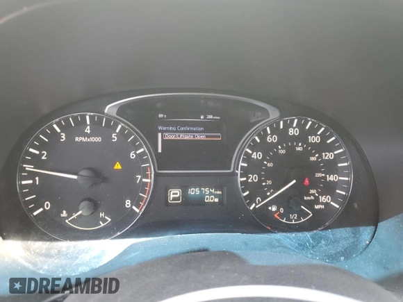 2015 Nissan Pathfinder S with VIN 5N1AR2MNXFC682500, listed as a Copart auction lot 61003095 with 105,754 mi miles and Salvage title. Bid and sale history available at DreamBid. Image 9.