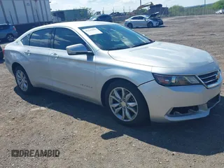2017 Chevrolet Impala LT with VIN 1G1105S34HU200093, listed as a IAAI auction lot 42219905 with 166,958 mi miles and . Bid and sale history available at DreamBid. Image 1.