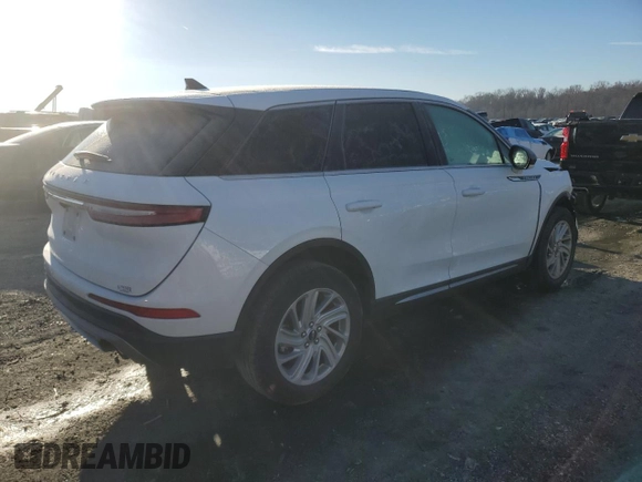2023 Lincoln Corsair Standard z VIN 5LMCJ1CA9PUL03343, wystawiony jako Copart lot #86370274 z przebiegiem 21 518 mil mil oraz Szkoda całkowita • Salvage title. Historia ofert i sprzedaży dostępna na DreamBid. Obrazek 3.