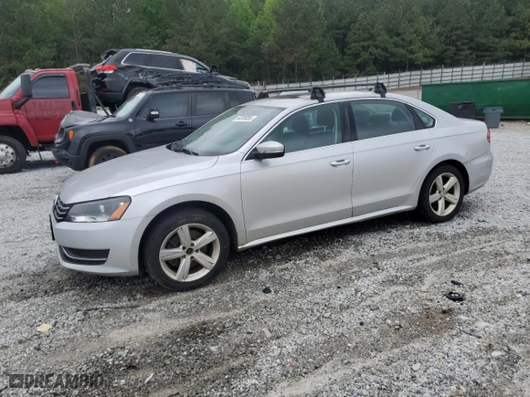 2013 Volkswagen Passat TDI SE w/Sunroof with VIN 1VWBN7A31DC042934, listed as a Copart auction lot 54205055 with 174,480 mi miles and Clean Title. Bid and sale history available at carsss.com. Image 1.