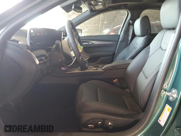 2025 Cadillac CT5 Premium Luxury with VIN 1G6DN5RK9S0106523, listed as a Copart auction lot 81950944 with 158 mi miles and Salvage title. Bid and sale history available at DreamBid. Image 7.