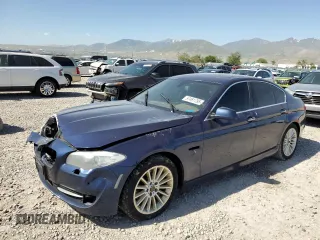 2013 BMW 5 Series 535i xDrive with VIN WBAFU7C52DDU76017, listed as a Copart auction lot 57461795 with 160,417 mi miles and Salvage title. Bid and sale history available at DreamBid. Image 1.