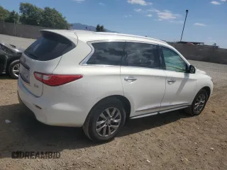 2013 Infiniti JX35 with VIN 5N1AL0MN6DC330680, listed as a Copart auction lot 71867564 with 65,203 mi miles and Salvage Title. Bid and sale history available at carsss.com. Image 3.